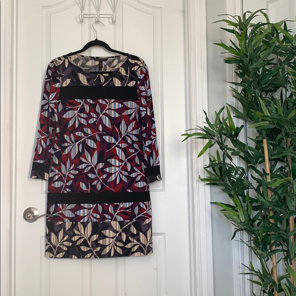 Shift dress patterned